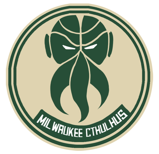 Milwaukee Bucks Halloween 2016-Pres Primary Logo fabric transfer